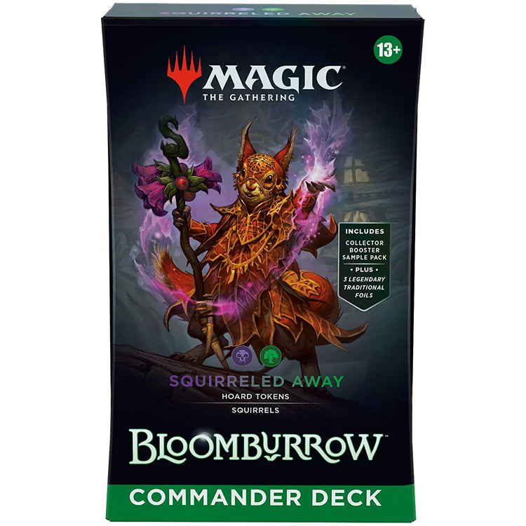 Bloomburrow Commander Deck Squirreled Away (english)