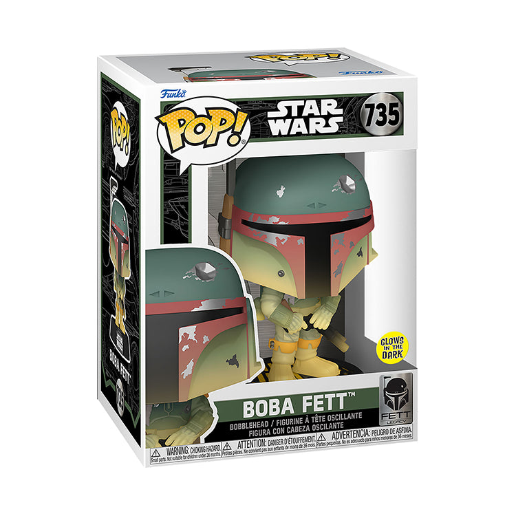 Boba Fett Funko POP! 735 Star Wars Glows in the Dark