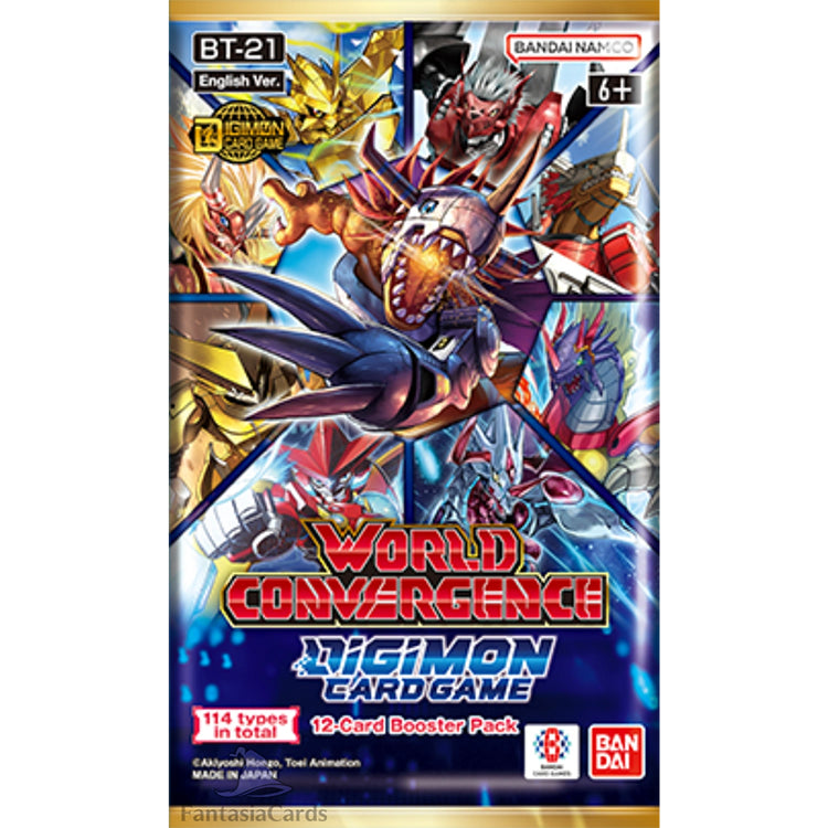 Digimon Card Game BT21 World Convergence Booster Pack (englisch)
