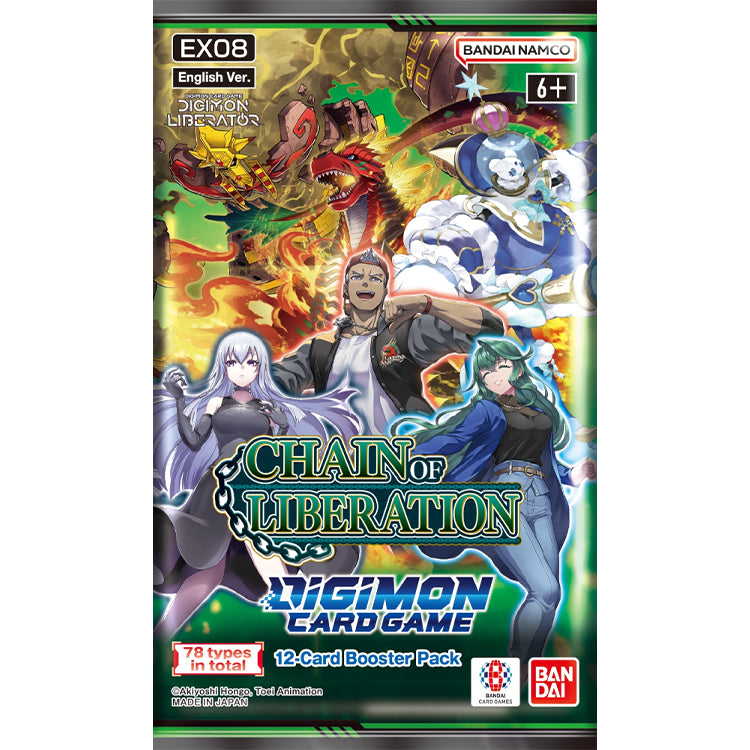 Digimon Card Game EX-08 Chain of Liberation Booster Pack (englisch)