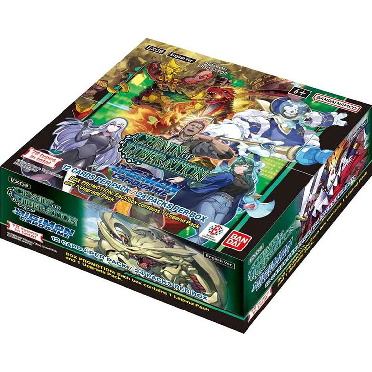Digimon Card Game Chain of Liberation Booster Display EX-08 (englisch)