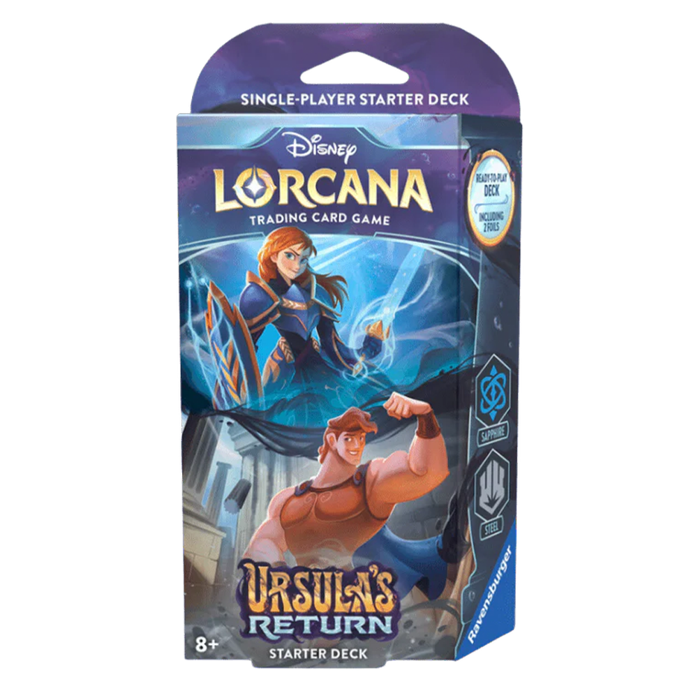 Disney Lorcana - Ursula's Return Starter Deck Sapphire & Steel (englisch)
