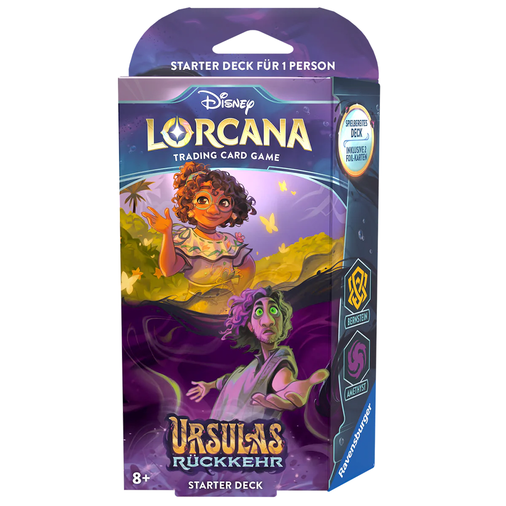 Disney Lorcana - Ursulas Rückkehr Starter Deck Bernstein und Amethyst (deutsch)