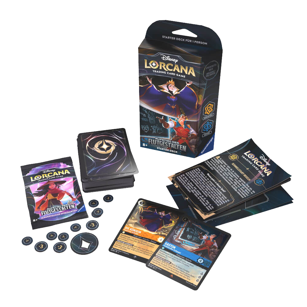 Disney Lorcana - Aufstieg der Flutgestalten Starter Deck Bernstein & Saphir (deutsch)