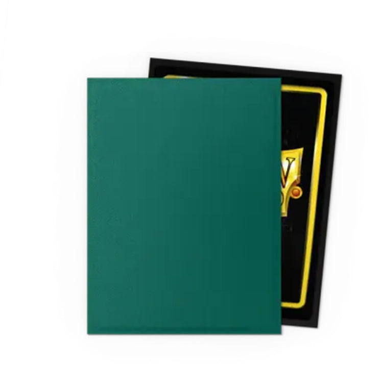 Dragon Shield Kartenhüllen Standard Size (100) Metallic Green / Power Matte Dual Sleeves