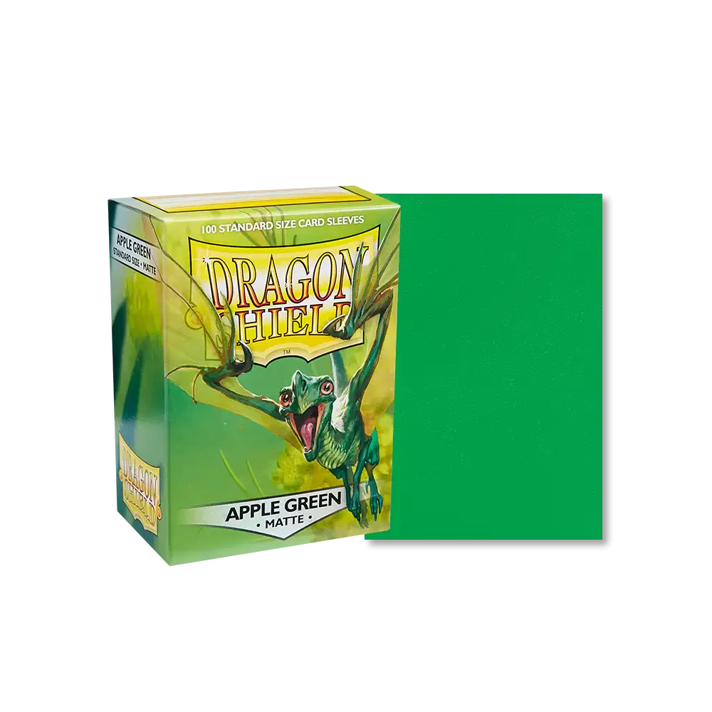 Dragon Shield Kartenhüllen Standardgröße (100) Matte Apple Green