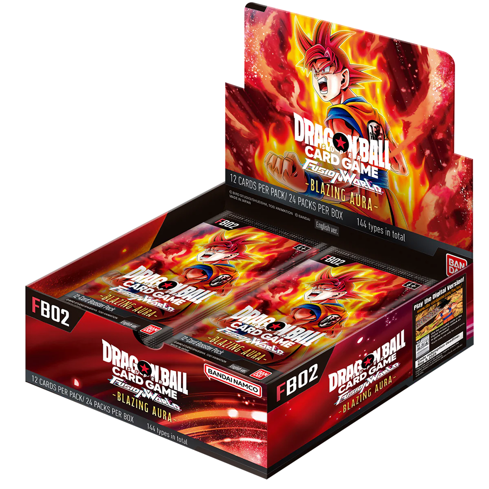 Dragon Ball Fusion World FB02 - Blazing Aura Booster Display (englisch)