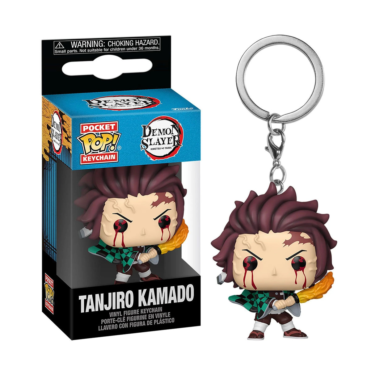Funko POP! Keychain - Demon Slayer - Tanjiro Kamado (Sun Breathing)