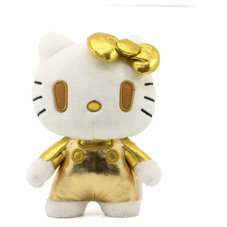 Hello Kitty DZNR Plüschfigur Hello Kitty 50th Anniversary Golden Edition 18 cm - YuMe