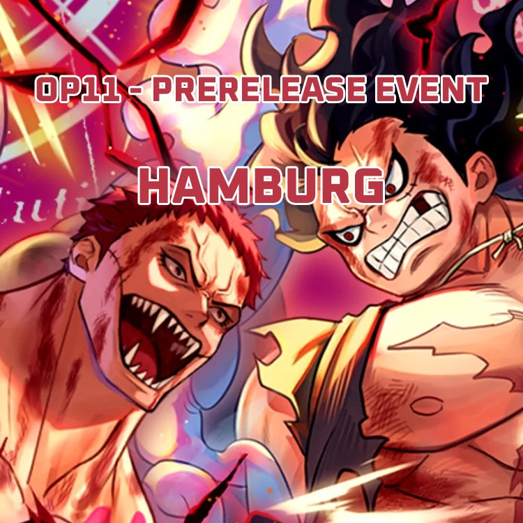 One Piece OP11 A FIST OF DIVINE SPEED Prerelease Hamburg (Abholung auswählen)
