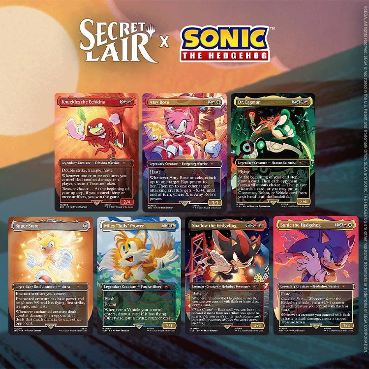 Magic Secret Lair x Sonic: Friends & Foes WPN Exclusive (englisch)