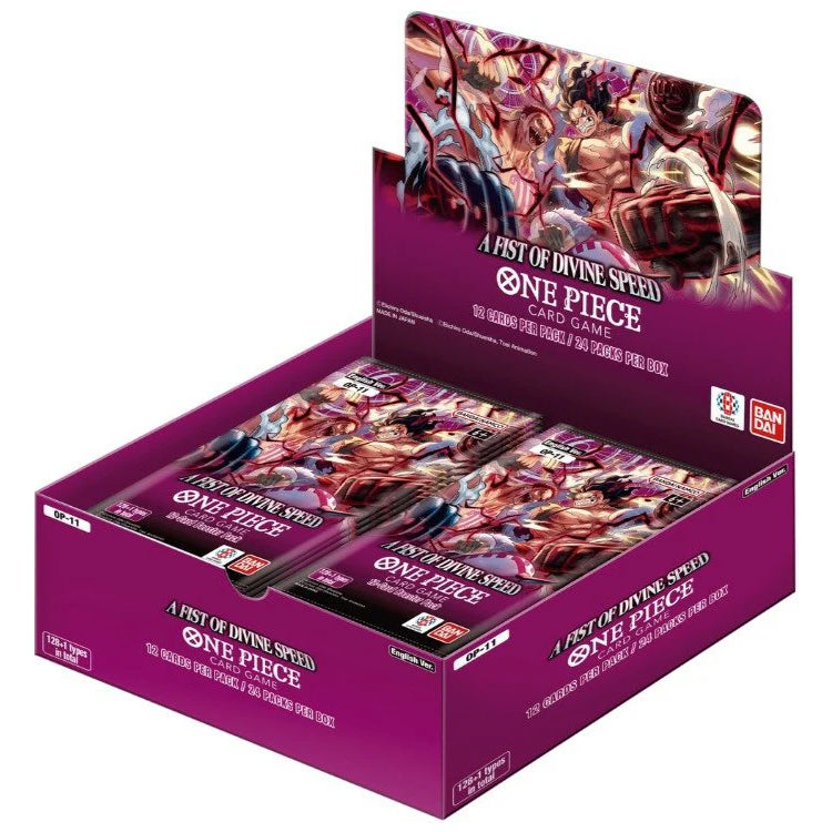One Piece OP11 A Fist of Divine Speed Booster Display (englisch)