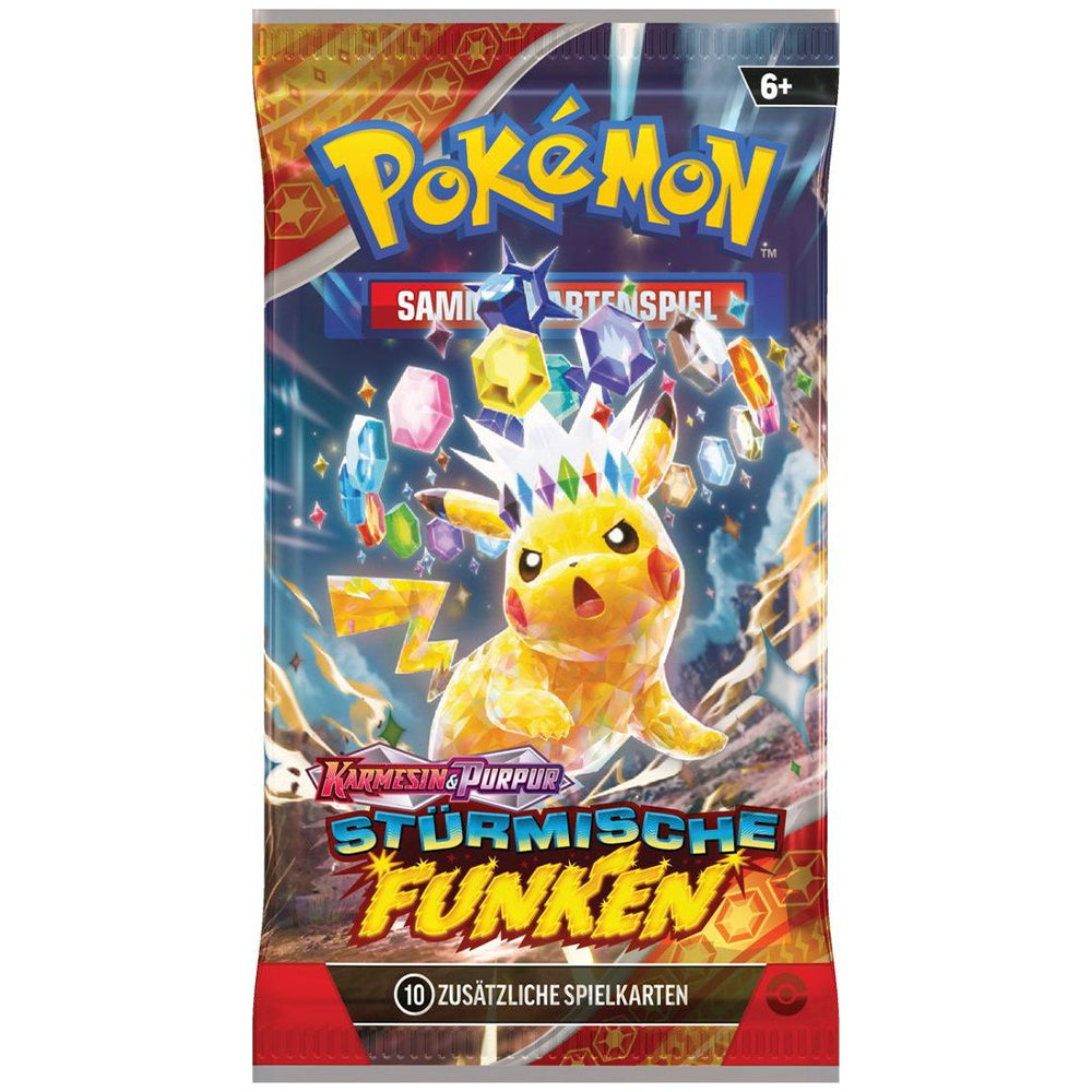 Pokémon Karmesin & Purpur Stürmische Funken Booster Pack (deutsch)