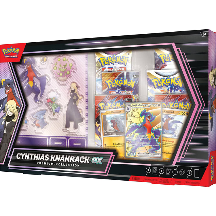 Pokemon TCG - Karmesin & Purpur - Cynthias Knakrack ex - Premium Kollektion - Deutsch 2025