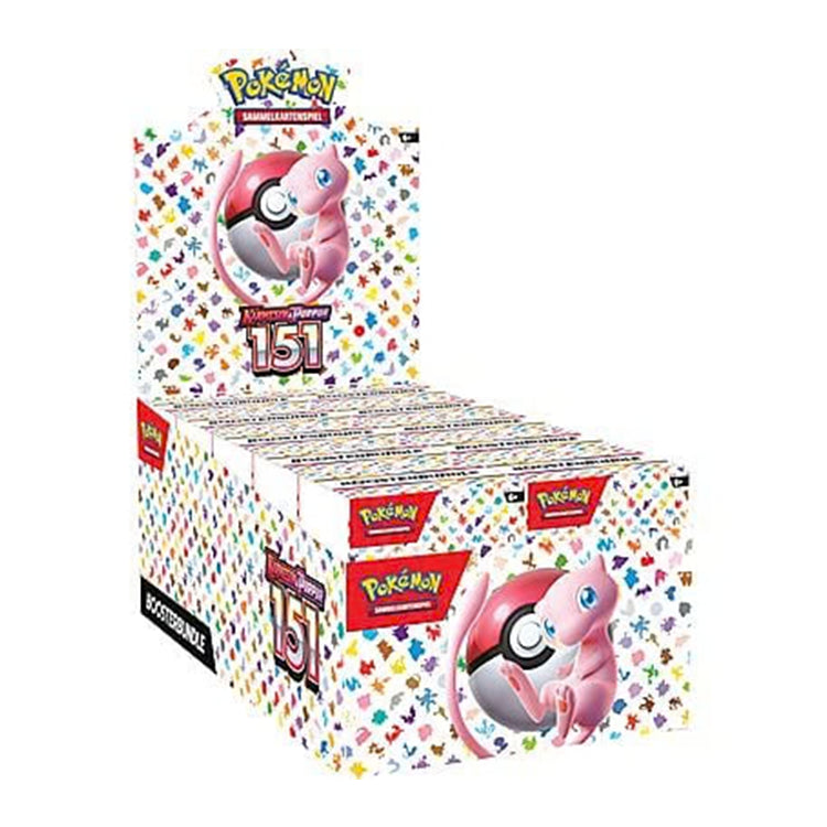 Pokémon Karmesin & Purpur - Pokémon 151 - Boosterbundel Display (deutsch)