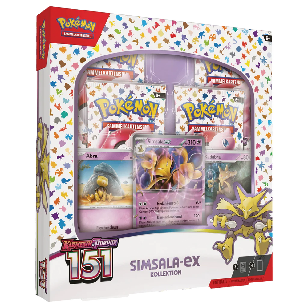 Pokémon Scarlet & Violet - Pokémon 151 - Alakazam EX Collection (englisch)