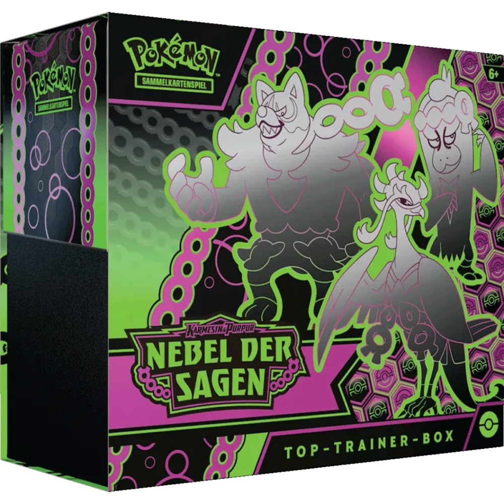 Pokémon Karmesin & Purpur Nebel der Sagen Top Trainer Box (deutsch)