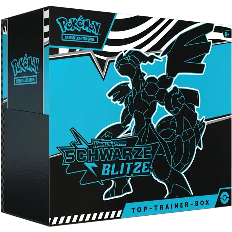 Pokémon Karmesin & Purpur Schwarze Blitze Top Trainer Box (deutsch)