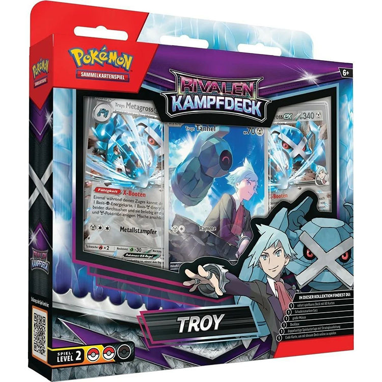 Pokémon Karten Rivalen Kampfdeck Troy (deutsch)