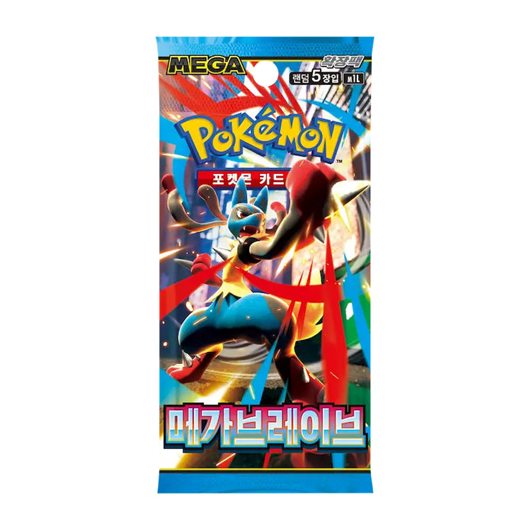 Pokemon Mega Brave M1L Booster Pack (koreanisch)