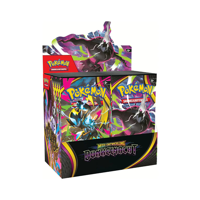 Pokémon Mega Entwicklung Dunkelnacht Booster Pack Display (deutsch)
