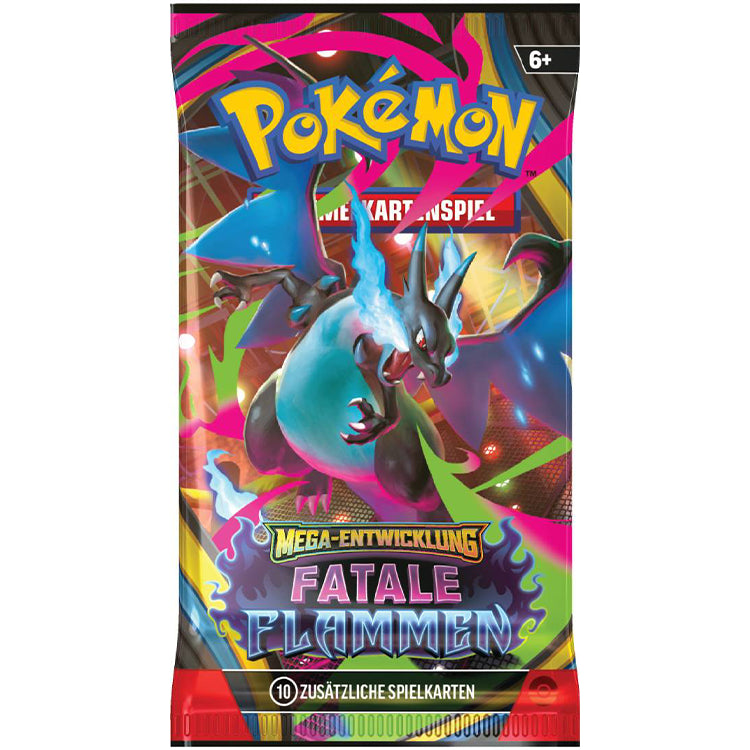 Pokémon Mega Entwicklungen Fatale Flammen Booster Pack (deutsch)