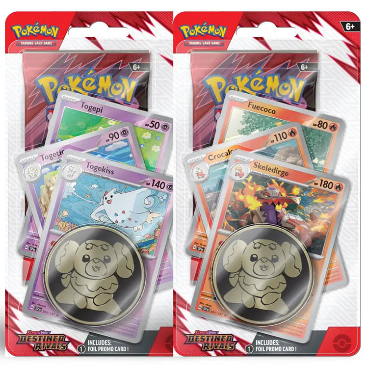 Pokémon Scarlet & Violet Destined Rivals Premium 1 Pack Blister (Englisch) (Zufällig)