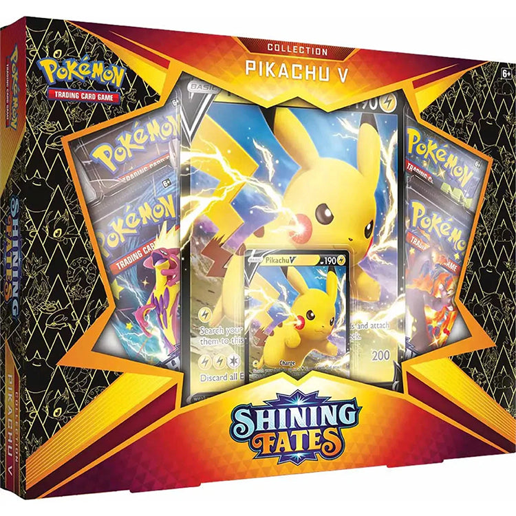 Pokémon Sword & Shield Shining Fates Pikachu V Box (englisch)
