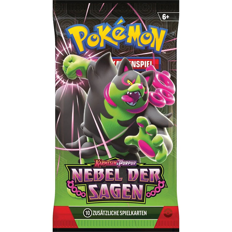 Pokémon Karmesin & Purpur Nebel der Sagen Booster Pack (deutsch)