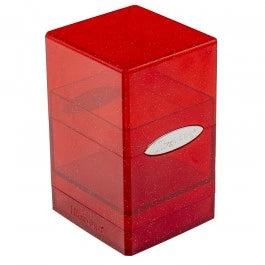 Ultra Pro Satin Tower Deck Box Glitter Red