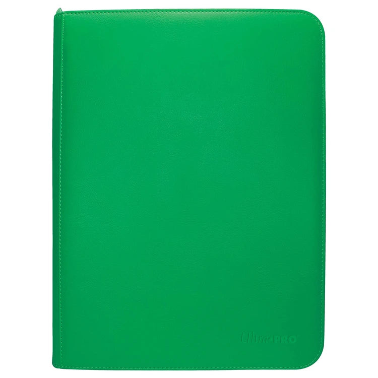 Vivid 9-Pocket Zippered PRO-Binder Green 360 Seiten