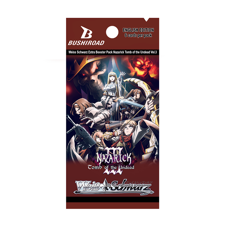 Weiß Schwarz Nazarick: Tomb of the Undead Vol.3 Extra Booster Pack (englisch)
