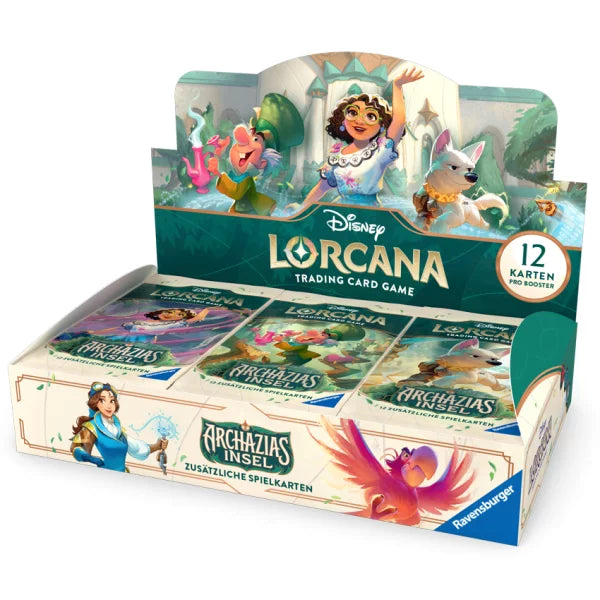Disney Lorcana: Archazias Insel - Display mit 24 Booster Packs Deutsch