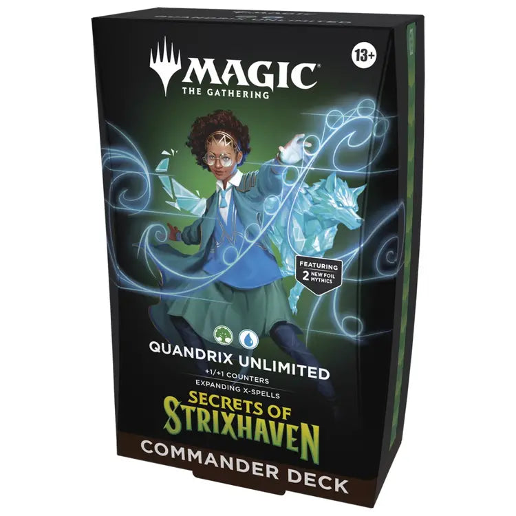 Magic the Gathering: Secrets of Strixhaven - Commander Deck Quandrix Unlimited (Englisch)