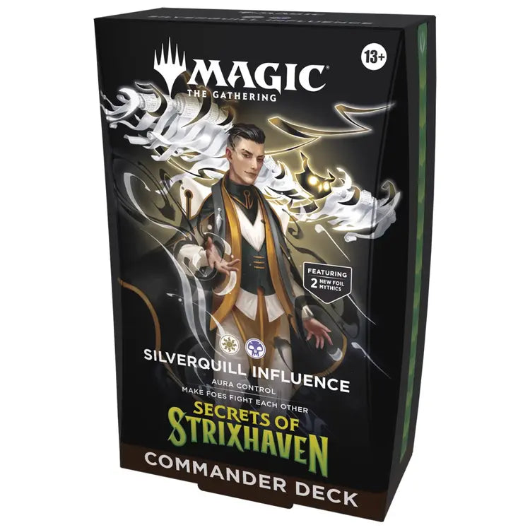 Magic the Gathering: Secrets of Strixhaven - Commander Deck Silverquill Influence (Englisch)
