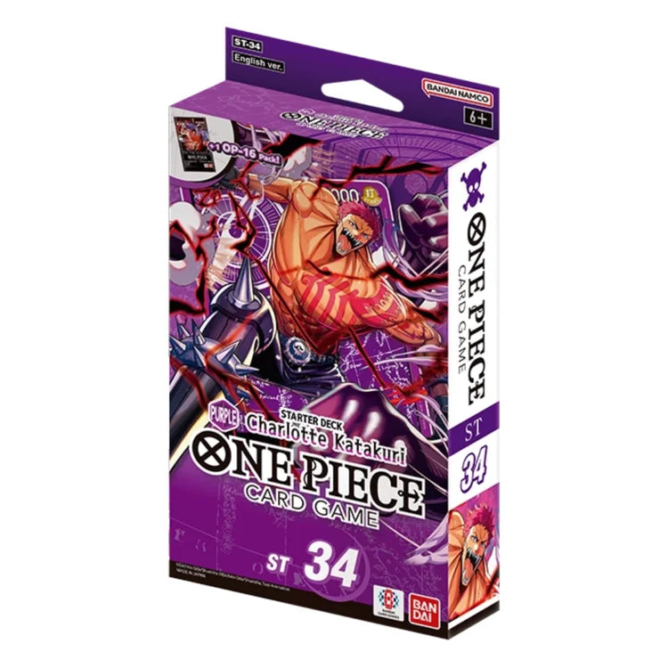One Piece Card Game - Starter Deck: PURPLE Charlotte Katakuri ST-34 (englisch)