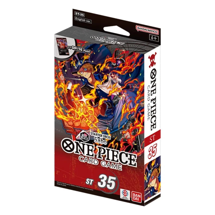 One Piece Card Game - Starter Deck: RED/BLACK Sabo ST-35 (englisch)
