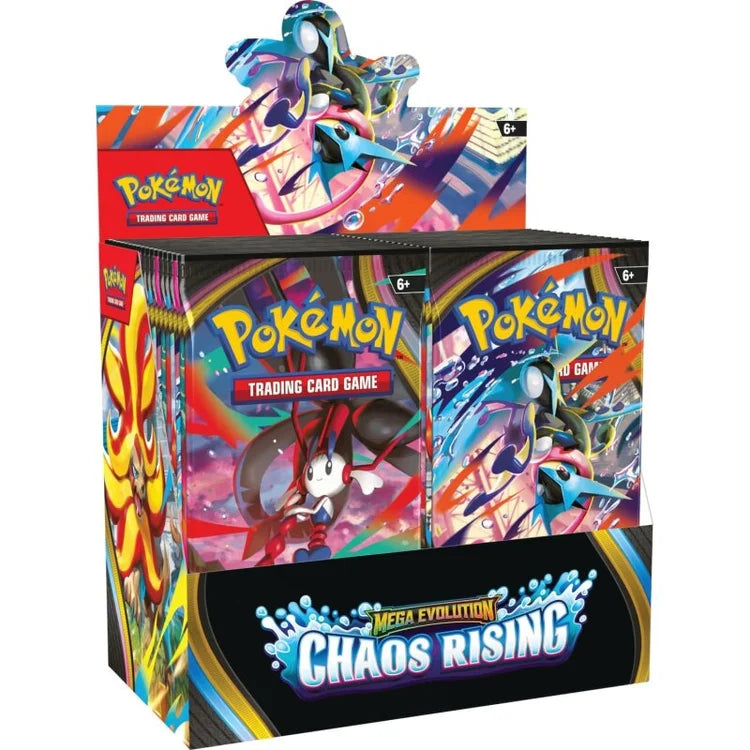 Pokémon Mega Evolution - ME04: Chaos Rising Booster Display (englisch)
