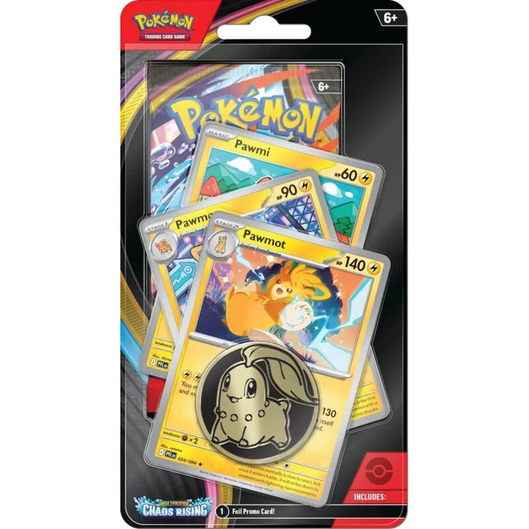 Pokémon TCG: Mega Evolution - ME04: Chaos Rising - Premium Checklane Blister - Pawmot (englisch)