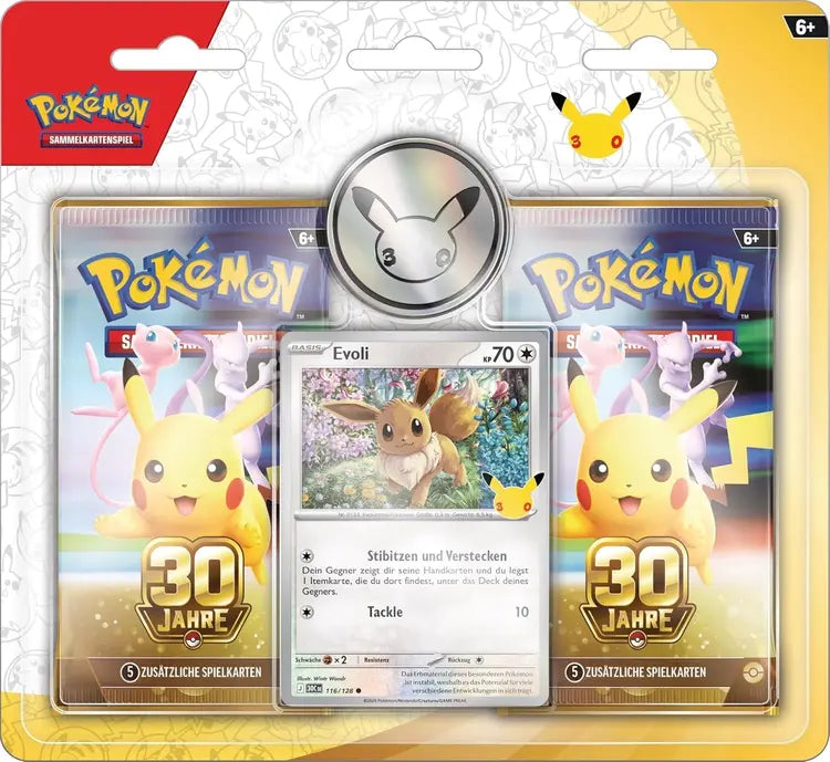 Pokémon 30 Jahre - 2-Pack-Blister (Deutsch)