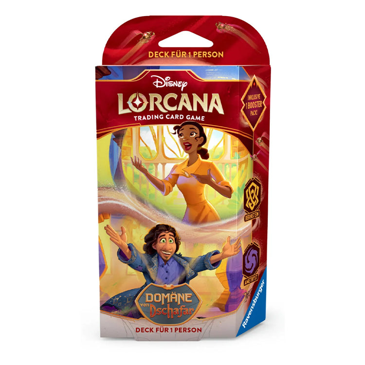 Disney Lorcana Kapitel 8 - Domäne von Dschafar Starter Deck Bernstein & Amethyst (deutsch)