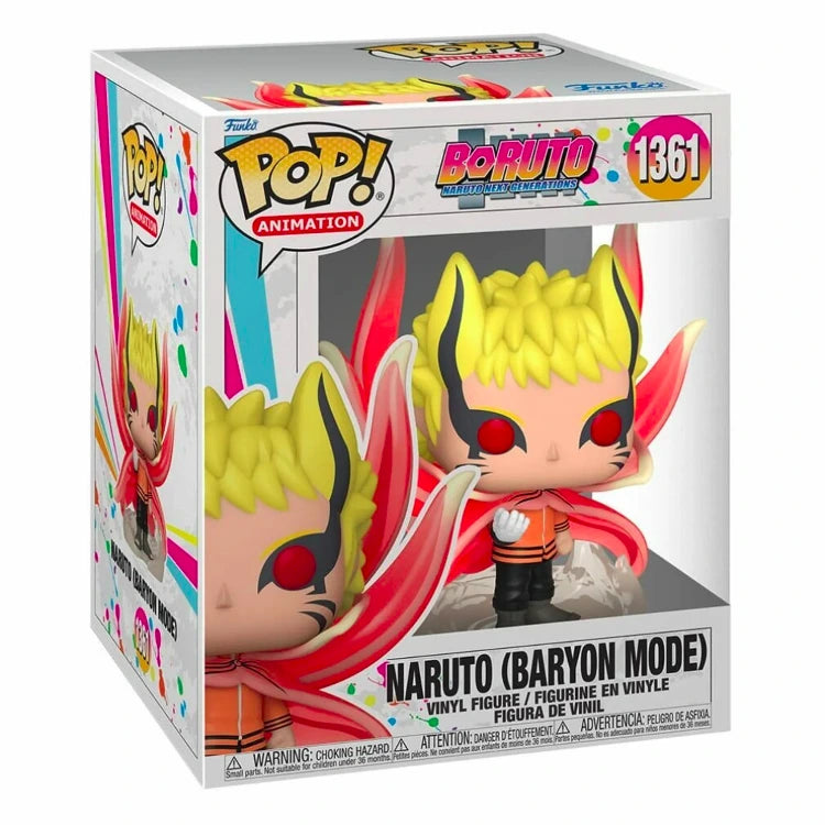 Naruto (Baryon Mode) - Funko POP! 1361 - Boruto 15 cm (Jumbo Größe)