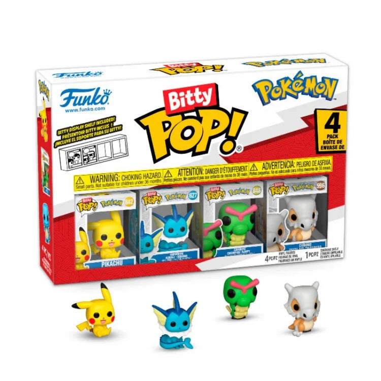 Funko Bitty POP! Pokemon - Pikachu and Friends - 4er Figuren Set Serie 1