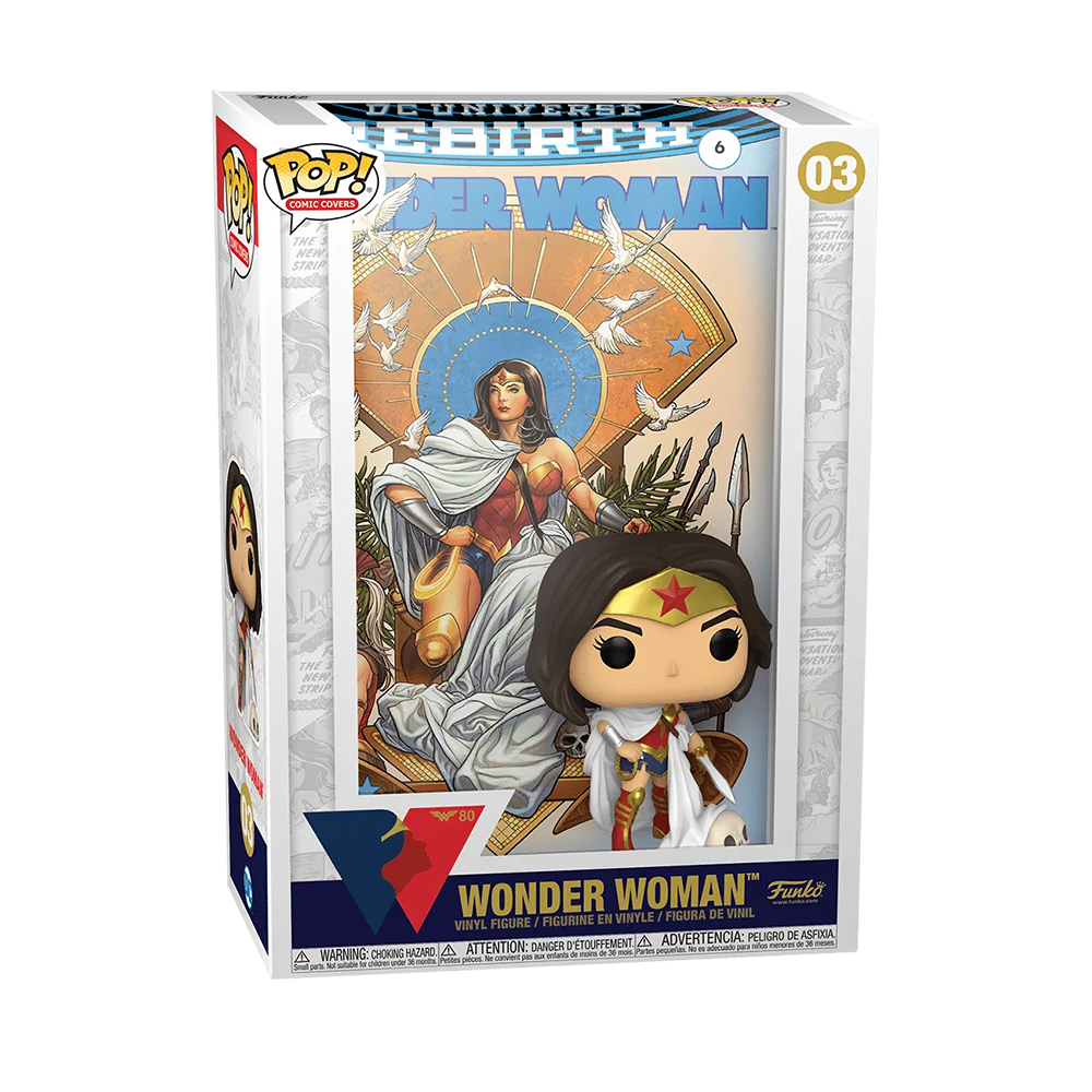 80th Wonder Woman (Rebirth) On Throne 9 cm DC Rebirth Funko POP! 03