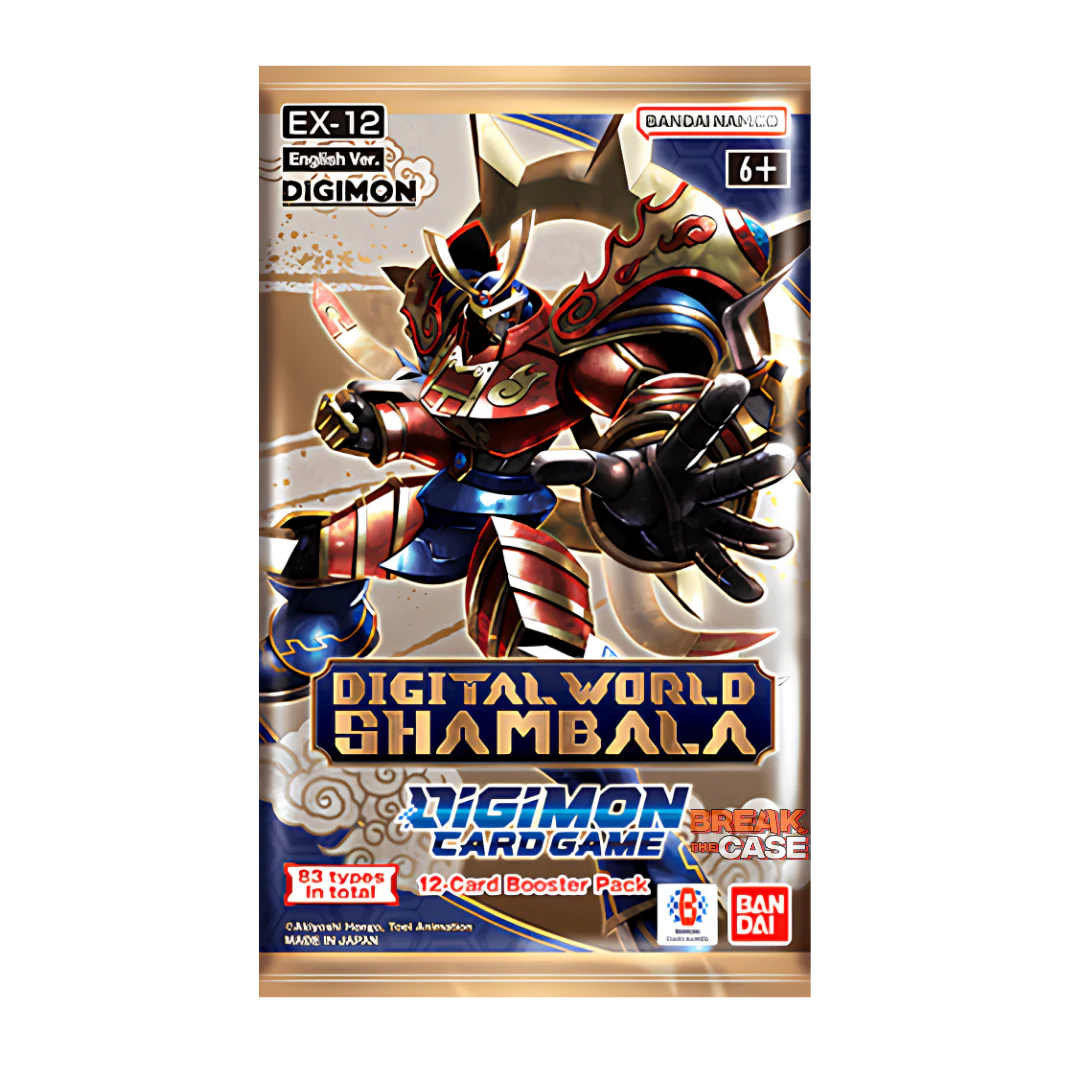 Digimon Card Game EX-12  Digital World Shambala Booster Pack (englisch)