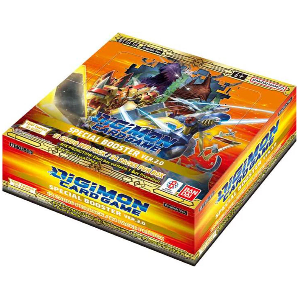 [Nur Abholung] Digimon Card Game Special Booster Pack Display Ver.2.0 [BT18-19] (englisch)