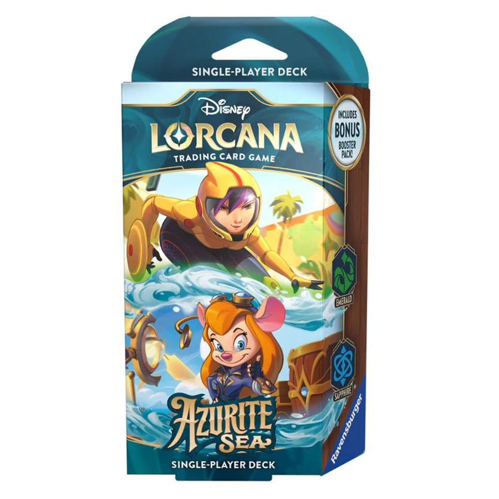 [Nur Abholung möglich] Disney Lorcana - Azurite Sea - Starter Deck Emerald & Sapphire (englisch)