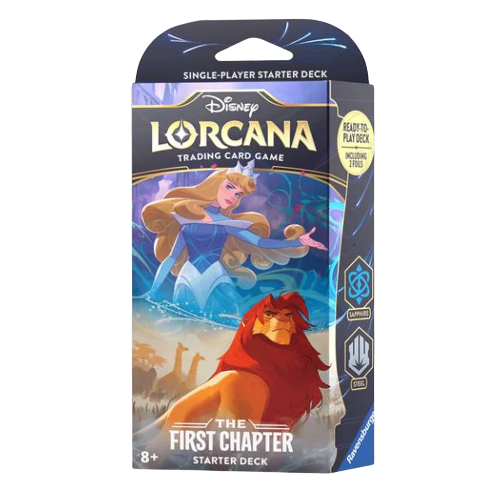 [Abholung nur möglich] Disney Lorcana - The First Chapter Starter Deck Sapphire & Steel (englisch)