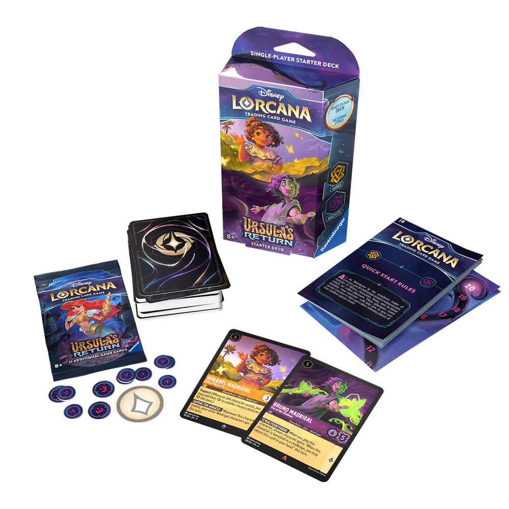Disney Lorcana - Ursula's Return Starter Deck Amber & Amethyst  (englisch)