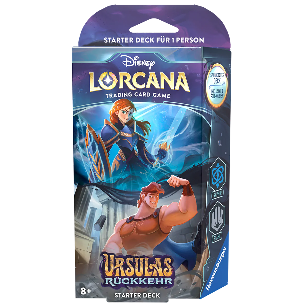 Disney Lorcana - Ursulas Rückkehr Starter Deck Saphir & Stahl (deutsch)